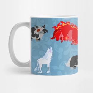 Geometric The Last Unicorn Mug